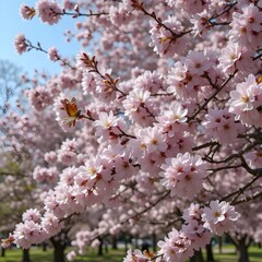 Obraz premium cherry tree blossom