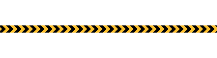 Yellow and black caution tape