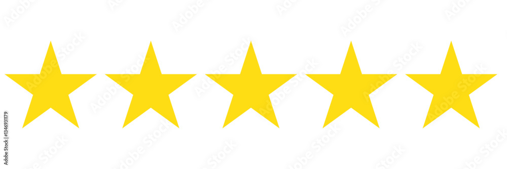 Wall mural stars icon