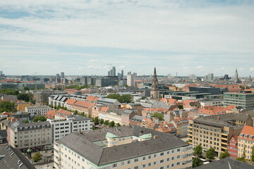 Aerial view of Copenhagen