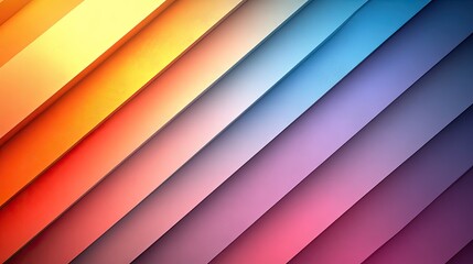 Obraz premium Diagonal Colorful Stripes Background Design