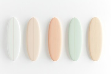 Colorful surfboard display
