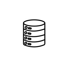 Simple Data Storage Icon
