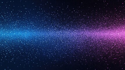 Obraz premium Vibrant abstract background featuring a gradient of blue and pink particles creating a cosmic atmosphere