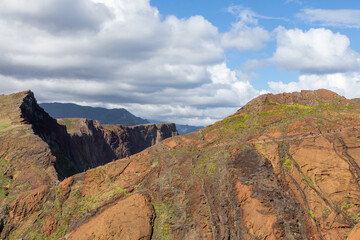 Beautiful coastline on Ponta de Sao Laurenco in Madeira island, Portugal