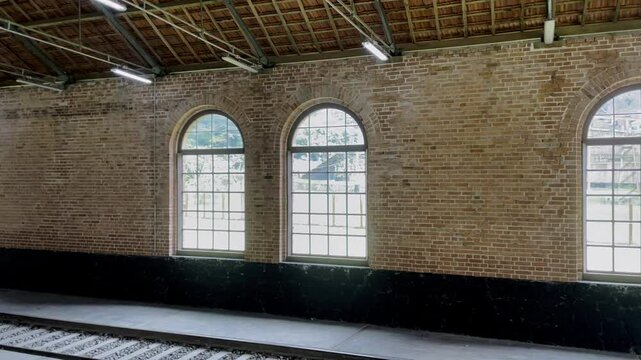 An abandoned British trainstation, in Santo Andre SP Brazil.