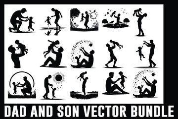 Dad and song vector design 