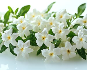 Fototapeta premium White jasmine flowers bouquet