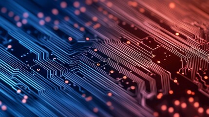 Abstract 3D concept of artificial intelligence featuring a central neural processor, dynamic circuits, and glowing data streams for a modern information theme , Minimalism Clean and clear background