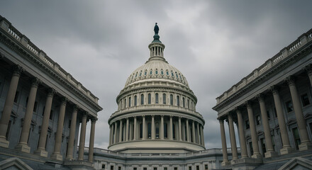 Fototapeta premium Grand Building Architectural Columns Dome
