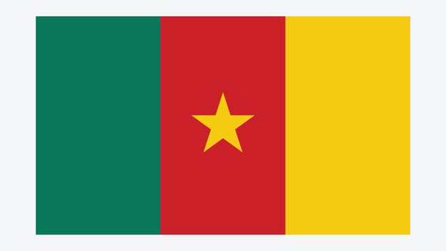 CAMEROON Flag with Original color