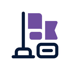 goal dual tone icon. Sleek and modern vector icon for websites, mobile apps, marketing materials, and corporate design. Fully scalable and ready to use.