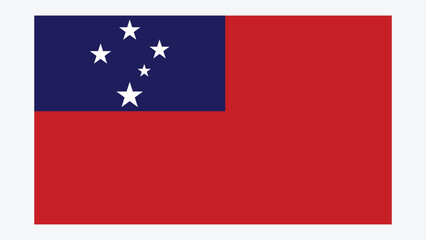SAMOA Flag with Original color