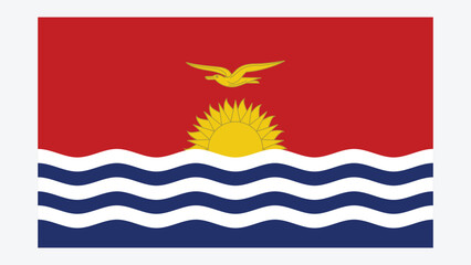 KIRIBATI Flag with Original color