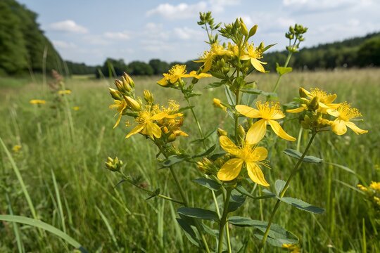 St. John&rsquo;s Wort on the field