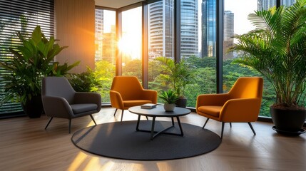 Obraz premium modern living room