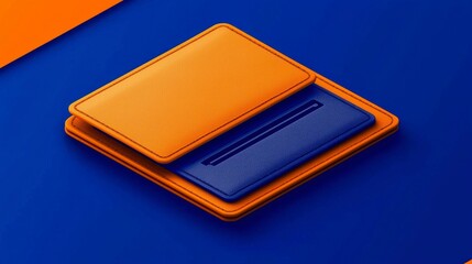 A user-friendly digital wallet screen showing interactive budgeting tools and savings plans, promoting its practicality for efficient financial management. , Minimalism Clean and clear background