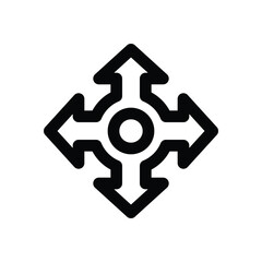 strategy line icon. Clean and minimalist vector icon for websites, mobile apps, presentations, and logos. Fully scalable and customizable for any project.