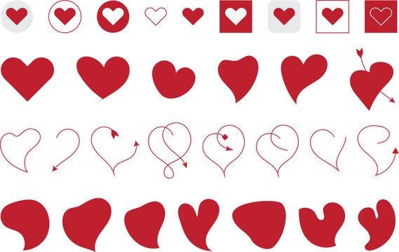 Thin To Thick love Icon shape