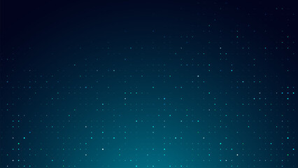 Halftone faded gradient texture. Random dots background. Dot pattern glow effect. Polka dot technology background.