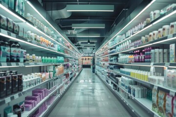 Discounted Products Aisle in Store