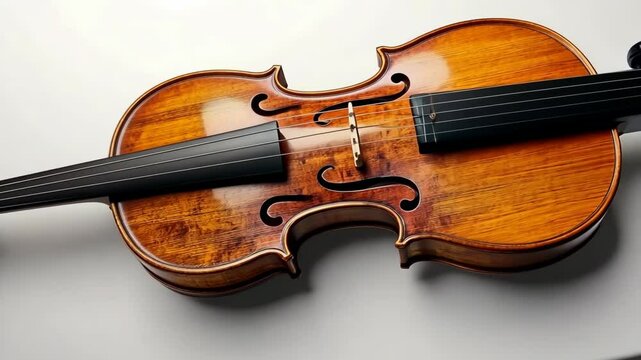 Elegant Violin, Exquisite Craftsmanship, Musical Instrument