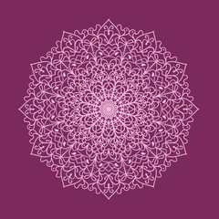 Mandala image  With the imagination of the beautifulness
