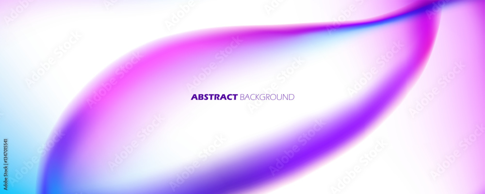 Poster Futuristic abstract background. Liquid shapes. Bright fluid colors. Defocused color gradients. Blurred colors for creative graphic design. Vector illustration.	