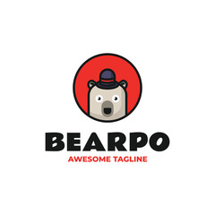 Bearpo Simple Mascot Logo