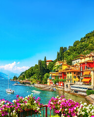 Varenna town in Lake Como. Italy, Europe.