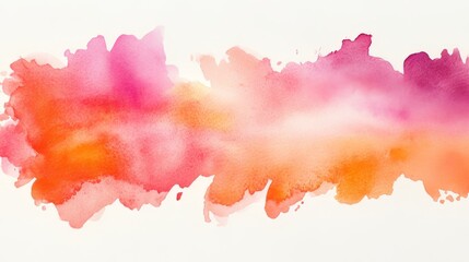 AbstractArt Abstract Orange Scene Soft Watercolor Gradient