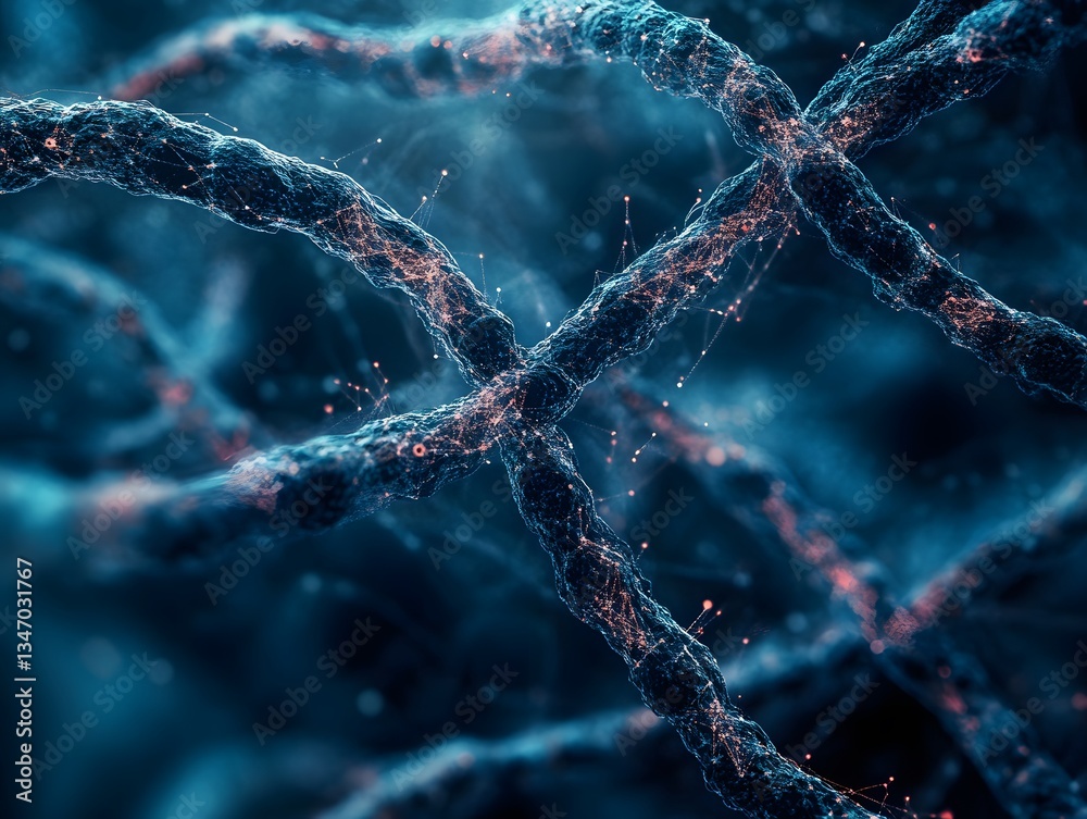 Poster Abstract Representation of Complex DNA Structure in Digital Style