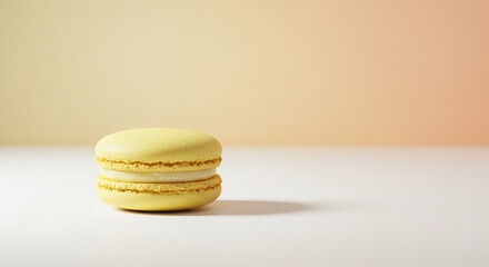 yellow macaron