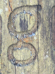 Written Wording in Distressed State Typography Found Ransom Letter G