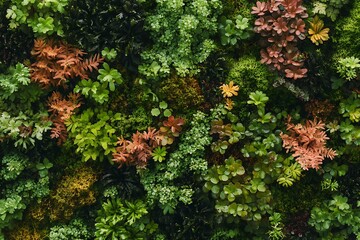 sky-high view unveils enchanting aspects of a sphagnum fen showcasing its special greenery wet ground  
