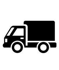 Fototapeta premium Truck clip art design on plain white transparent isolated background for card, shirt, hoodie, sweatshirt, apparel, tag, mug, icon, poster or badge