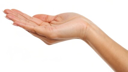 Open Hand Gesture Expressing Invitation or Request - Symbol of Trust and Connection