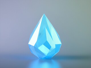 Blue Gemstone Drop