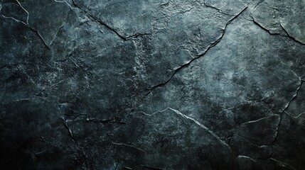 Dark grey stone texture background, cracked surface