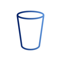 Drinking Glass Minimalist Outline Icon