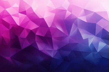 Obraz premium Abstract Purple and Pink Geometric Low Polygonal Background Design