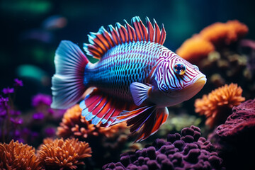 extraordinary adaptations and behaviors of magnificent underwater fish, exemplifying their unparalleled ability to flourish in aqueous realm, their cunning hunting strategies, and their profound conne