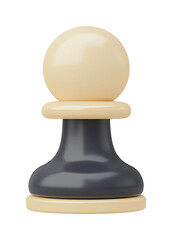 Pawn on chessboard PNG on Transparent Background