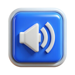 speaker icon blue