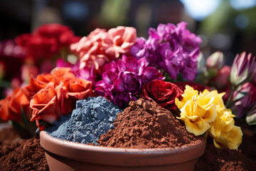 Functions as a natural and intricate backdrop, honoring uncomplicated yet vital attractiveness of soil as foundation for life functions