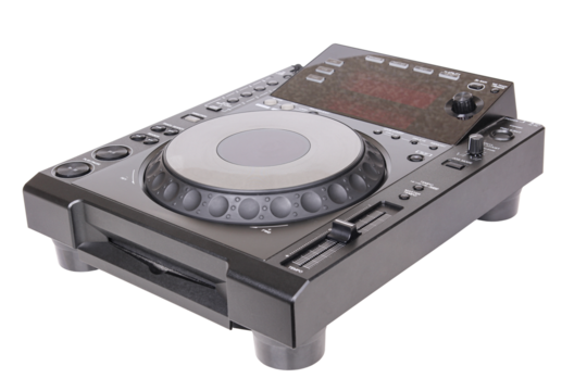 Dj cd player. Isolated