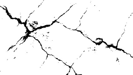 Vector grunge cracked texture style with cracked texture. cracked concrete wall covered with gray cement texture as background, Grunge cracked texture Transparent background.
