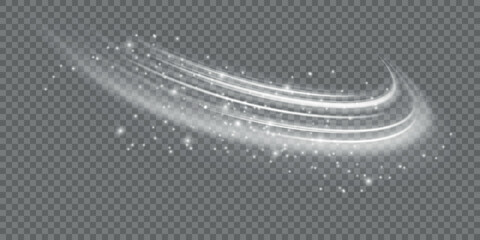 Stream of fresh wind png. Imitation of the exit of cold air from the air conditioner. Cold winter wind texture. Holiday vector blizzard. Christmas effect of a cold blizzard. Vector PNG.