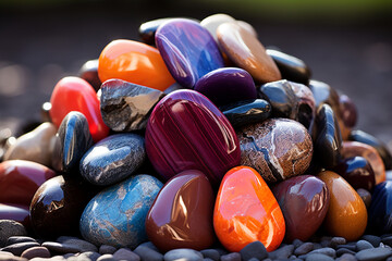 harmonious arrangement of stones rock garden evokes a profound sense of unity with natural world, as it mirrors rhythmic ebb and flow of nature