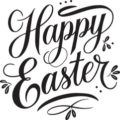 Happy Easter Day Typography T shirt design 